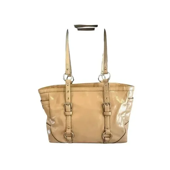 Coach Gallery East West Patent Leather Tote - Picture 2 of 9